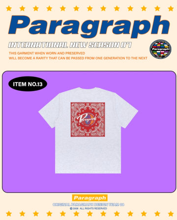 22ss Paisley Back Logo T-shirt (No.13)